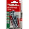 Tassello universale DuoPower Ø 12 mm 2 pz