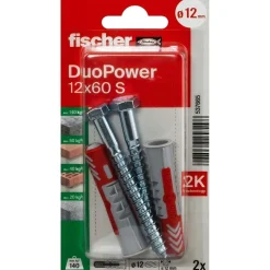 Tassello universale DuoPower Ø 12 mm 2 pz