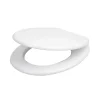 Tavoletta WC ovale in mdf bianco