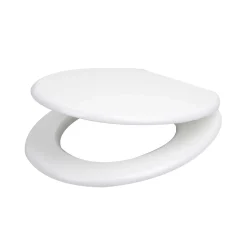 Tavoletta WC ovale in mdf bianco