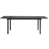 Tavolo allungabile da giardino in ferro grigio 156-213xH95 cm