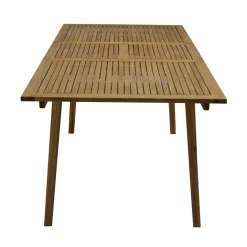 Tavolo allungabile da giardino in legno 150-200x90x76 cm