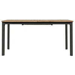Tavolo allungabile da giardino in teak e alluminio 150/210x90 cm