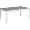 Tavolo allungabile da giardino Kemano in alluminio 200/300x100xH76 cm