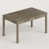 Tavolo allungabile da pranzo Firenze argilla 120x80x77 cm
