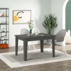 Tavolo allungabile da pranzo Megaron antracite 120x80 cm