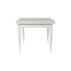 Tavolo allungabile da pranzo Verona bianco 90x90x78 cm