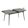 Tavolo allungabile da pranzo Yense cemento 145x80x75 cm