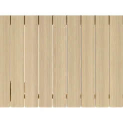 Tavolo da giardino Canston in legno di acacia 180x100x77 cm