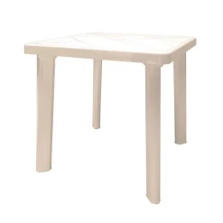 Tavolo da giardino Rodi in polipropilene juta 80x80 cm