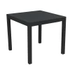 Tavolo da giardino Sullivan in alluminio antracite 80x80x75 cm