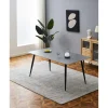 Tavolo da pranzo Mila cemento 160x90x75 cm