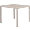 Tavolo quadrato da giardino Linea Tenerife effetto legno 78 x 78 x H 74 cm