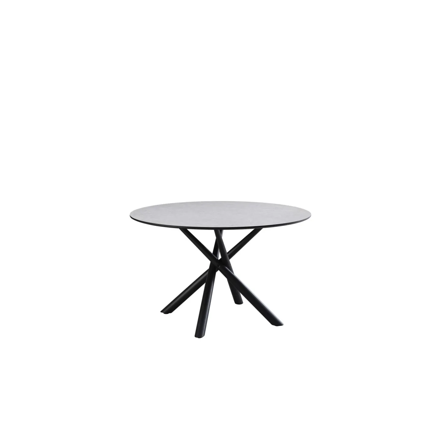 Tavolo rotondo Logan cemento 12x120x76 cm