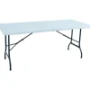 Tavolo set birreria Taloga in acciaio e plastica 180x75x74 cm