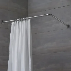 Telaio doccia angolare 80 x 80 cm alluminio anodizzato