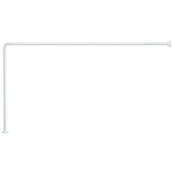 Telaio doccia angolare 6,2 x 86 / 166 x 78/86 cm bianco