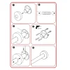 Telaio doccia universale alluminio anodizzato