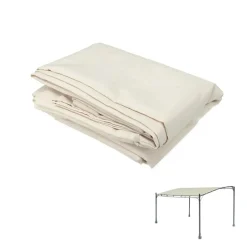 Telo di ricambio in poliestere per Gazebo 361 sabbia 400x300 cm