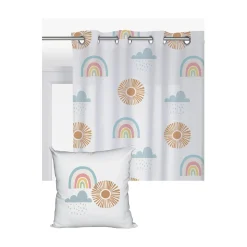 Tenda arredo Arcobaleno L 140 x H 290 cm multicolore
