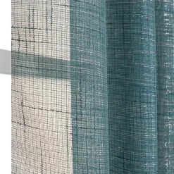 Tenda arredo Elaura L 140 x H 280 cm blu petrolio