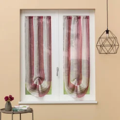 Tenda a vetro Sanremo L 60 x H 150 cm bordeaux