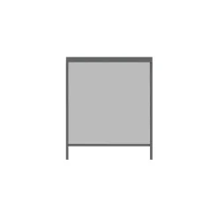 Tenda avvolgibile Calicantus Zip Screen in Textilen grigio 3 m