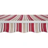 Tenda da sole a bracci articolati 295x200 cm beige/bordeaux