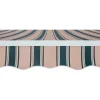 Tenda da sole a bracci articolati 295x200 cm beige/verde