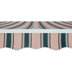 Tenda da sole a bracci articolati 295x200 cm beige/verde
