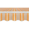 Tenda da sole a braccio reclinabile 295x200 cm beige/giallo