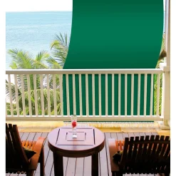 Tenda da sole a caduta verticale Dakar cotone 150 cm x 350 cm verde