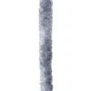 Tenda per porta in ciniglia di polipropilene 120x230 cm grigio