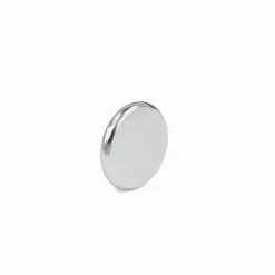 Terminale in ottone cromo-satinato per corrimano Ø 5 cm