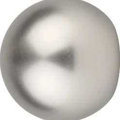 Terminale per bastone tenda Ball argento lucido Ø 2,5 cm 2 pz