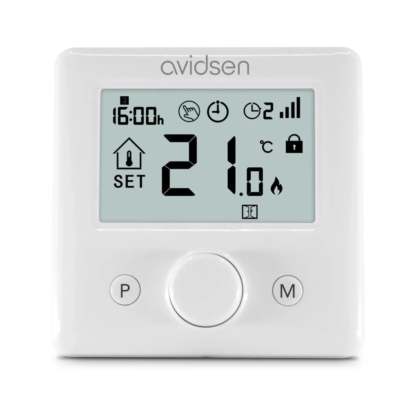 Termostato Smart Home Wifi Avidsen HomeFlow WL a batteria wireless