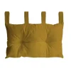 Testiera letto ecopelle senape 45x70 cm