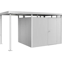 Tetto laterale casetta da giardino Biohort HighLine 3 da 150x235x222 cm arg met
