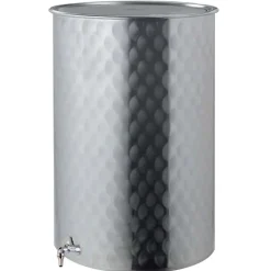Tino acciaio inox con coperchio e rubinetto 35 l