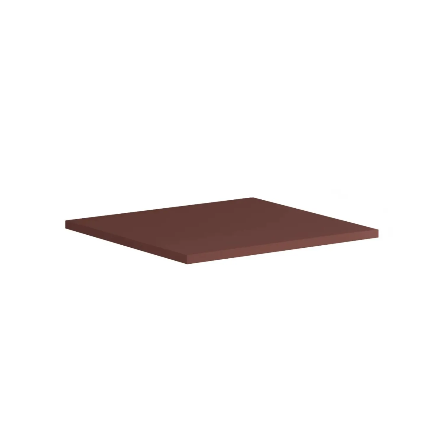 Top di finitura in truciolare 59,7x1,8x45,5 cm laccato opaco rosso Jaipur