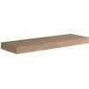 Top scatolato senza staffe 140x10x46 cm Rovere