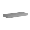 Top scatolato senza staffe 120x10x46 cm Grigio
