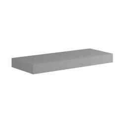 Top scatolato senza staffe 120x10x46 cm Grigio