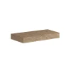 Top scatolato senza staffe 100x10x46 cm Rovere