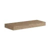 Top scatolato senza staffe 120x10x46 cm Rovere