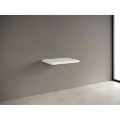 Top senza foro/staffe sp 4 cm L 60,5xP 51,2 cm finitura laccato opaco