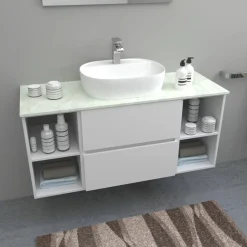 Top teknowood bianco marmo 1210 x 460 x 12,4 mm