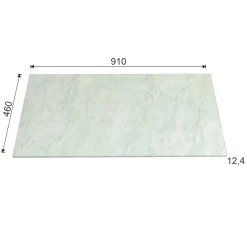 Top teknowood bianco marmo 910 x 460 x 12,4 mm