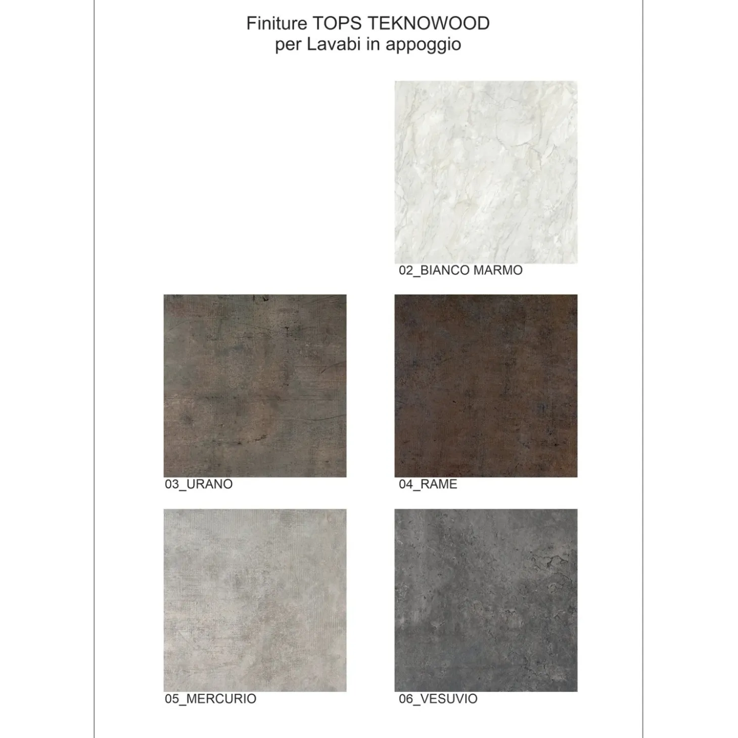 Top teknowood bianco marmo 1500 x 460 x 12,4 mm