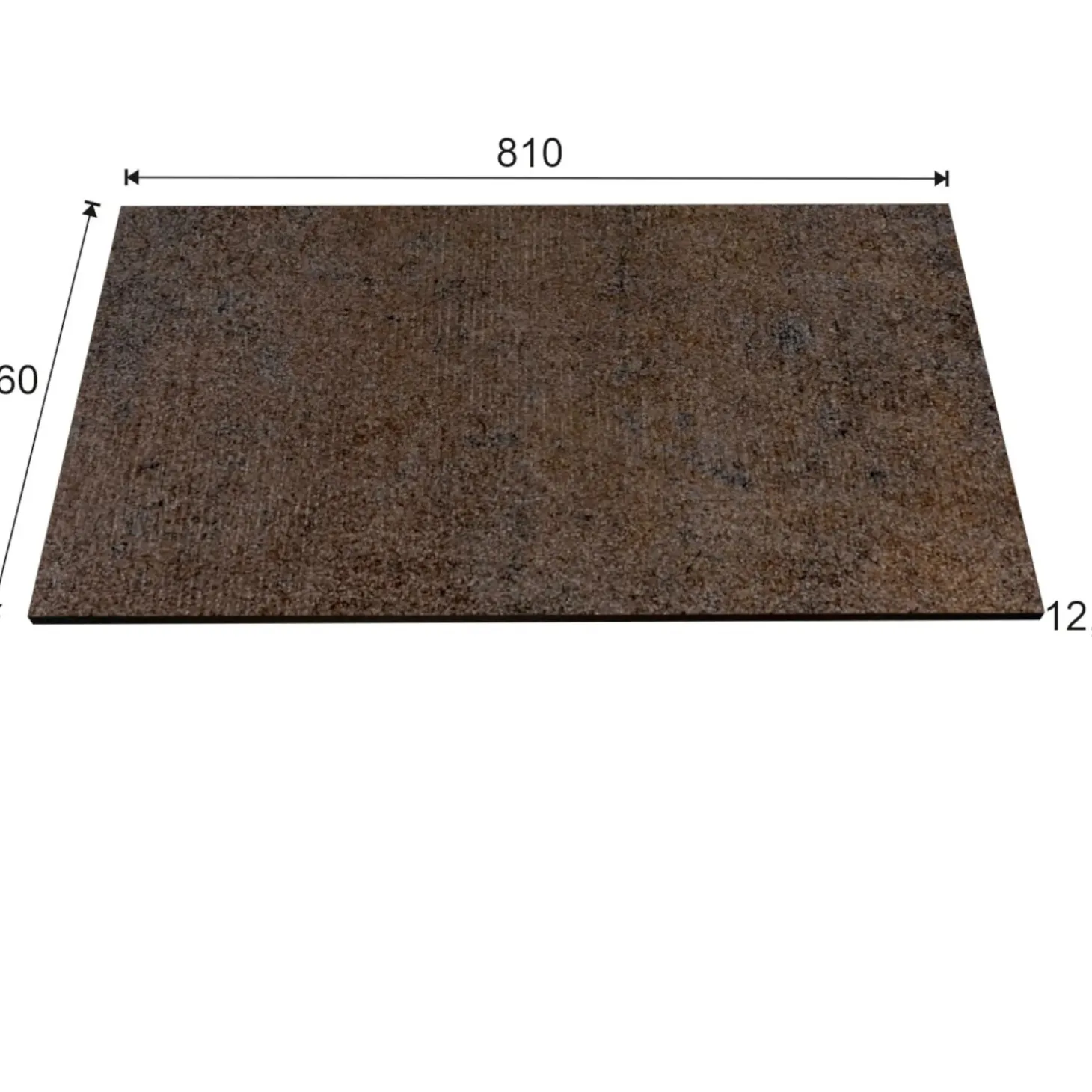 Top teknowood rame 810 x 460 x 12,4 mm